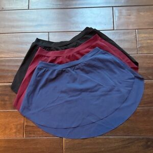 Women’s Ballet Skirt Set - Black, Maroon and Navy